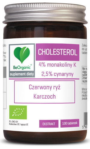 Cholesterol BIO 400 mg x 100 tabletek BeOrganic