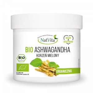 Ashwagandha Bio mielona 400g.