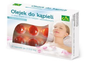 Olejek do kąpieli z wiesiołkiem i wit. A+E 12 sztuk