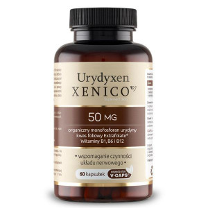 XENICO Urydyxen, 60kaps. z celulozy rośl  urydyna na układ nerwowy