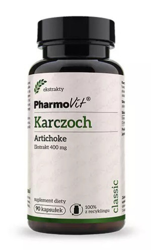 Karczoch Artichoke Ekstrakt 400 mg Pharmovit