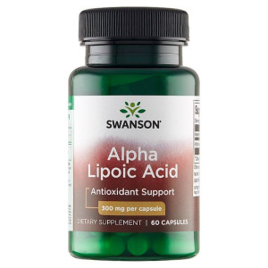 Swanson ALA Kwas Alfa Liponowy 300 mg 60 kapsułek