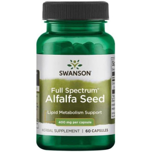 SWANSON FULL SPECTRUM ALFALFA 400MG 60KAP.