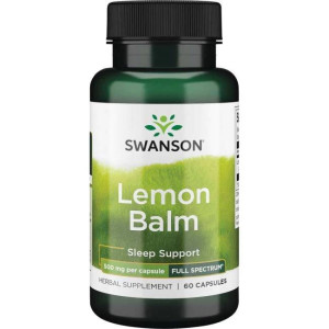 Swanson Lemon Balm (Melisa) - 500mg/60kaps