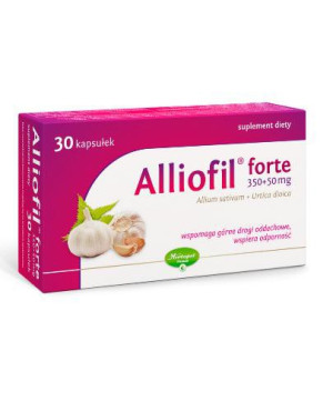 ALLIOFIL FORTE 350 mg + 50 mg, 30 kapsułek