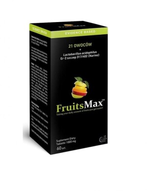 NARINE Narum FruitsMax 1000 mg | 60 tab do ssania