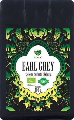 Herbata zielona Earl Grey 100g Bio ECOBLIK