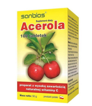 Acerola x 100 tabl SANBIOS