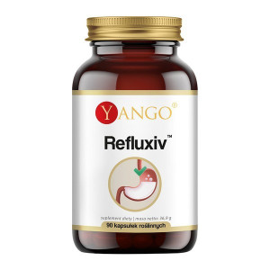 Refluxiv YANGO - Żołądek Zgaga Nadkwasowość - 90 kaps