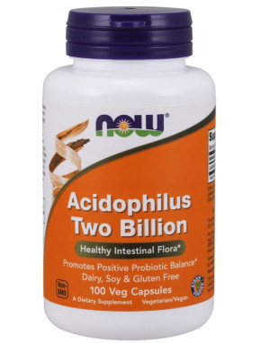 NOW FOODS Acidophilus Two Billion 100kaps PROBIOTYK