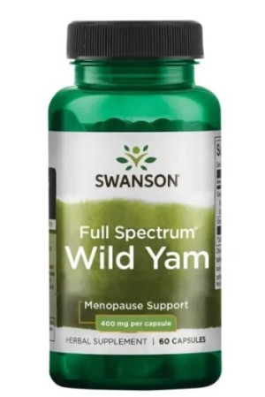SWANSON Wild Yam Dziki Pochrzyn 400mg 60kap