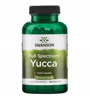 SWANSON Yucca 500 mg 100 kaps.