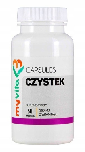 Czystek 60 kapsułek+wit.C My Vita