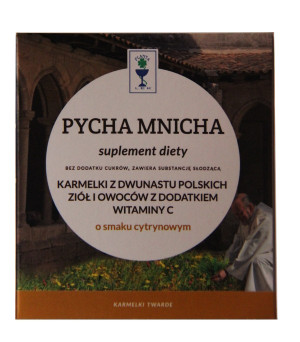 Karmelki PYCHA MNICHA o smaku cytrynowym 80g