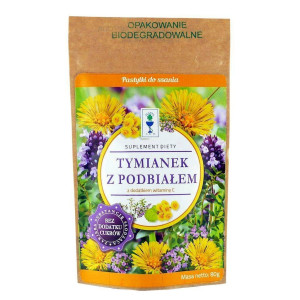 Karmelki z prawoślazem, tymiankiem i babką bez cukru 80g