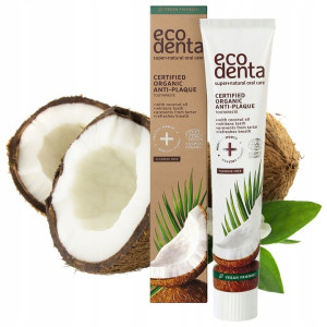 ECODENTA COSMOS ORGANIC COCONUT PASTA DO ZĘBÓW - PRZECIW KAMIENIOWI, 75 ml