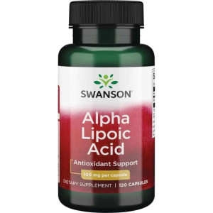 Swanson  Kwas Alfa Liponowy, 100mg, 120 kapsułek