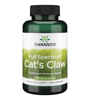 Swanson Cat's Claw Koci Pazur 500mg 100 kaps.