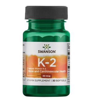 SWANSON Witamina K2 50mcg 30tabl.