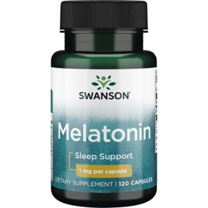 SWANSON, Melatonina 1mg, 120 kapsułek