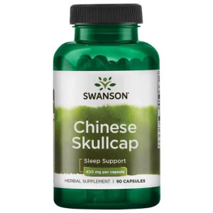 SWANSON, Chinese Skullcap, 400mg, 90kap. (tarczyca bajkalska)