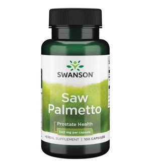 SWANSON Saw Palmetto 540 mg 100 kap. (PALMA SABAŁOWA)