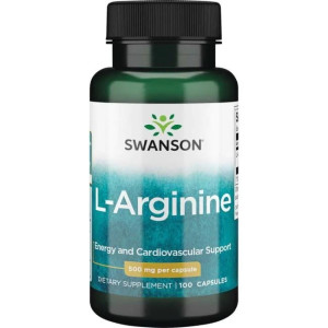 SWANSON L-ARGININA 100kaps 500 mg