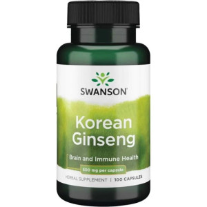 SWANSON Korean Ginseng Żeń-szeń 100 kaps.