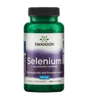 Selen 100mcg, SWANSON, 200 kapsułek