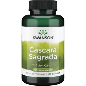 SWANSON Cascara Sagrada 450 mg 100 kaps.