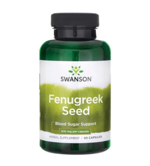 SWANSON Fenugreek (Kozieradka) 610 mg - 90 kapsułek