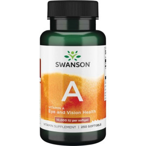 Swanson Witamina A - 10000IU/250kaps