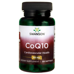 SWANSON, Koenzym Q10 (CoQ10) 60mg, 120kap.