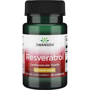 SWANSON RESVERATROL,100mg,30 kap.