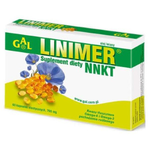 GAL Linimer NNKT 700 mg 60 kaps. olej lniany