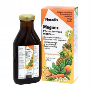 Floradix Magnez suplement diety, 250 ml