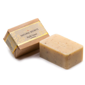 Mydło Lniane z Siemieniem - NATURALNE - ręcznie robione 100g.