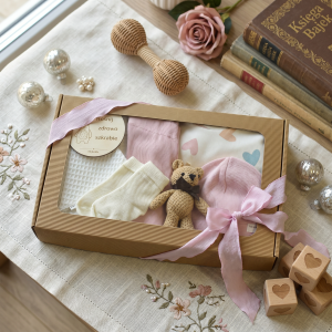 Prezent na Baby Shower dla dziewczynki Duży