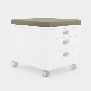 moll Prime Wechselbezug für Sitzkissen Pad (Polsterfarbe: Trend - Khaki)
