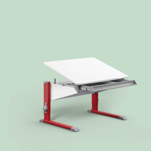 moll Bandit (Modellvariante: Bandit Compact, Schublade Easy: mit Schublade, Side-Top Easy: ohne Side Top, Farbe: Rot)