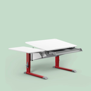 moll Bandit (Modellvariante: Bandit Compact, Schublade Easy: mit Schublade, Side-Top Easy: mit Side Top, Farbe: Rot)