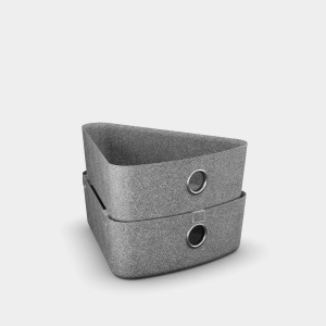 moll Basket RD (Höhe: 70 mm, Basketfarbe: Grau)