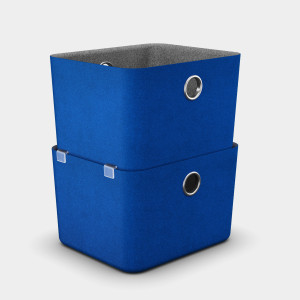 moll Basket SQ (Höhe: 130 mm, Basketfarbe: Blau)