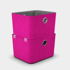 moll Basket SQ (Höhe: 130 mm, Basketfarbe: Pink)