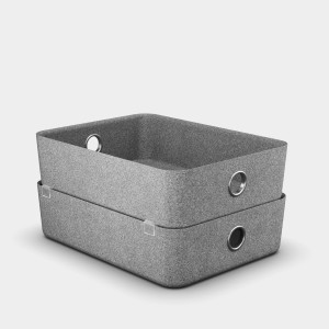 moll Basket SQ (Höhe: 70 mm, Basketfarbe: Grau)