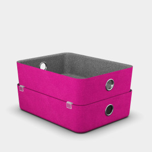 moll Basket SQ (Höhe: 70 mm, Basketfarbe: Pink)