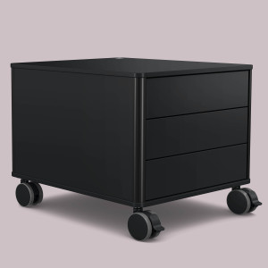 C6 (Schubladendekor: Schwarz, Aluprofil Farbe: Schwarz, Dekor: Schwarz)