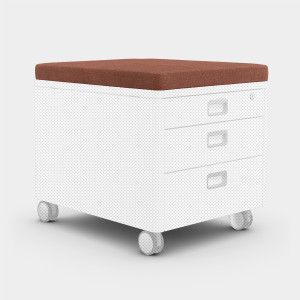 moll Prime Wechselbezug für Sitzkissen Pad (Polsterfarbe: Ted - Copper)