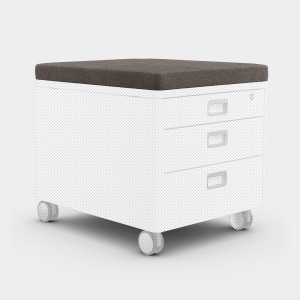 moll Prime Sitzkissen Pad (Polsterfarbe: Ted - Taupe)