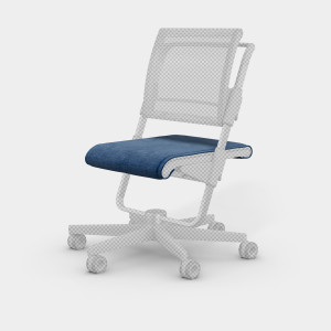 Sitzkissen moll S6 (Unique Polster: Spice DeepBlue)